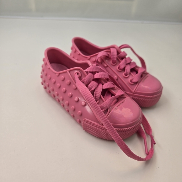 Mini Melissa Other - Mini Melissa Pink Poliboha Kids Jelly Sneakers Baby Size 7